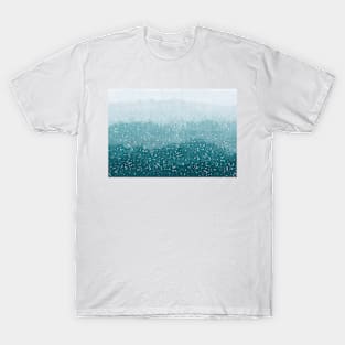 Snowy Jungle Abstract T-Shirt